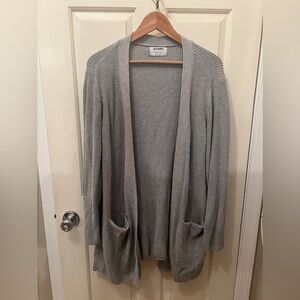 Old Navy Women's Light Gray Cardigan